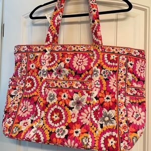 Vera Bradley Pixie Blooms Get Carried Away Tote